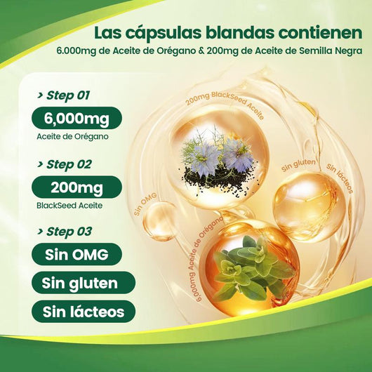 Vivonu - Fórmula de Orégano + Comino Negro