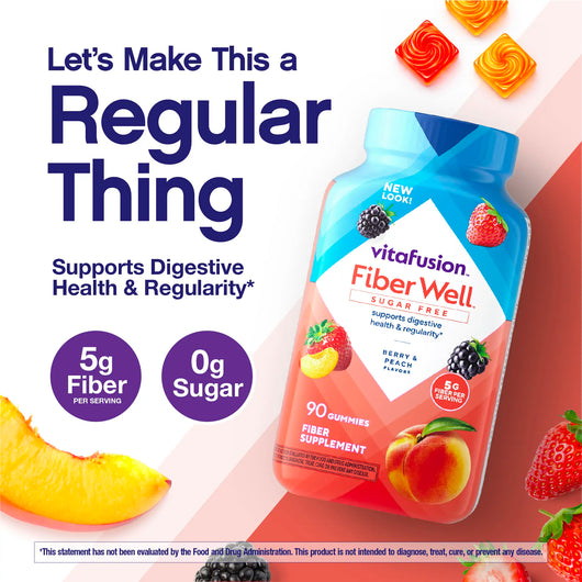 Vitafusion Fiber Well Sugar Free Gummies™