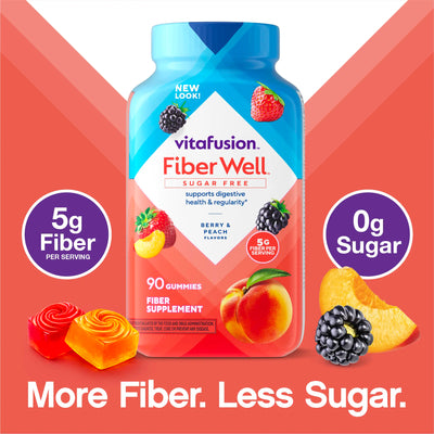 Vitafusion Fiber Well Sugar Free Gummies™