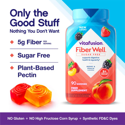 Vitafusion Fiber Well Sugar Free Gummies™