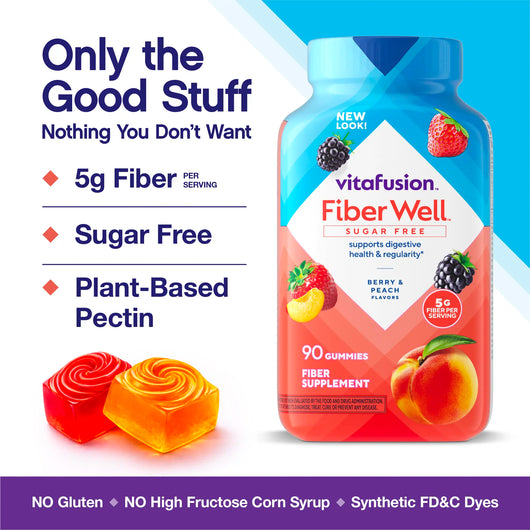 Vitafusion Fiber Well Sugar Free Gummies™