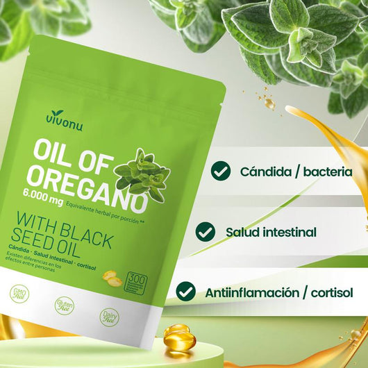 Vivonu - Fórmula de Orégano + Comino Negro